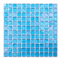 Aqua Blue (V1) - 1 x 1 Tiles by Sq. Ft.